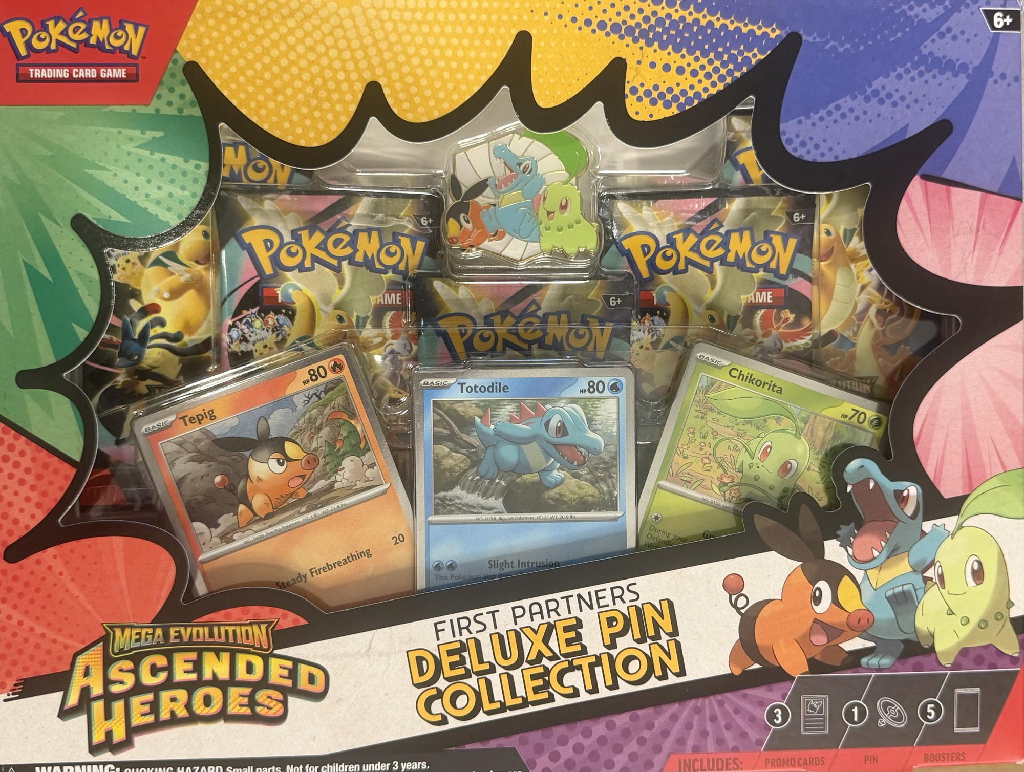 Pokémon TCG Ascended Heroes – First Partners Deluxe Pin Collection