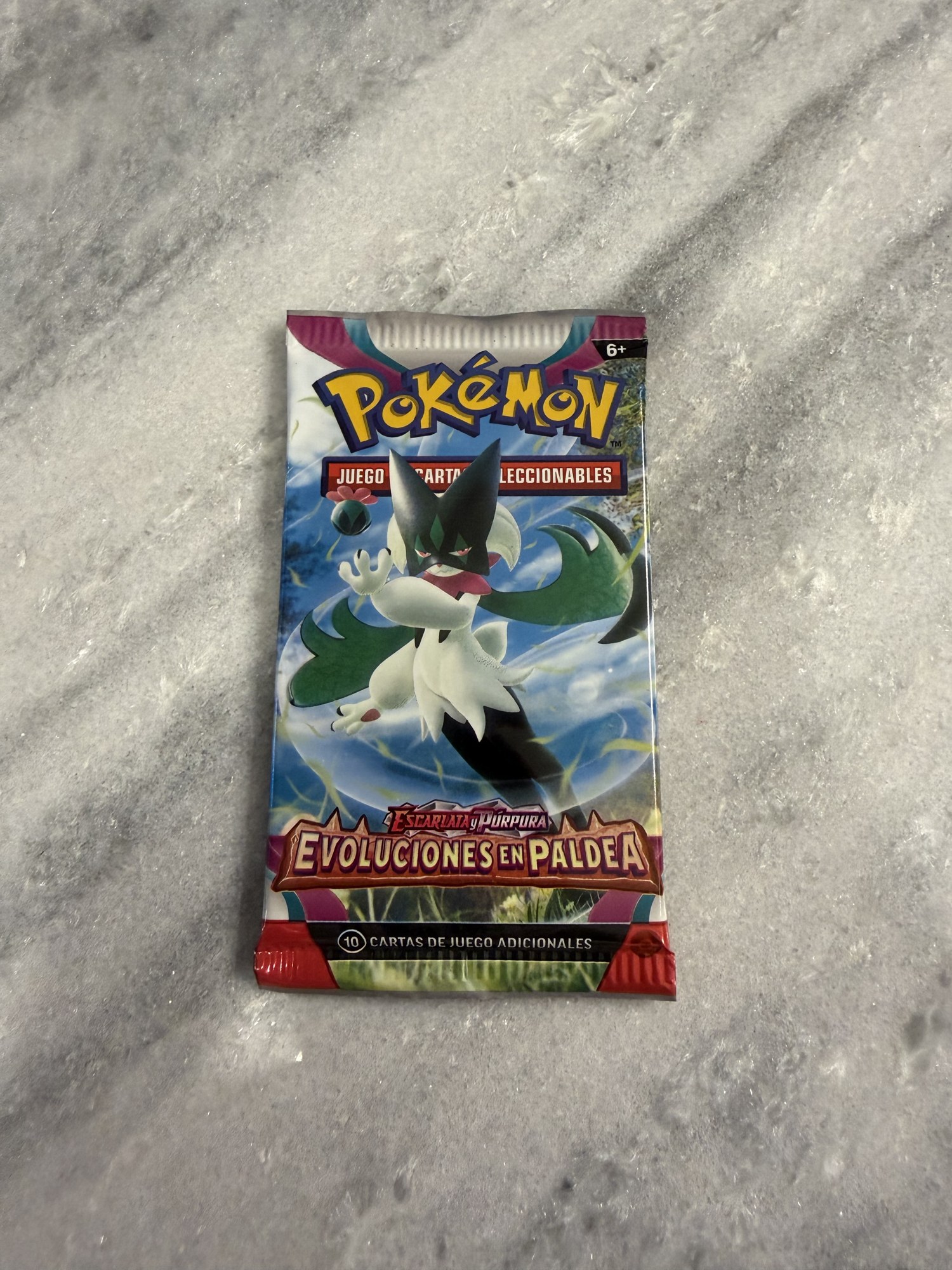 Pokémon JCC Escarlata y Púrpura Evoluciones en Paldea – Sobre