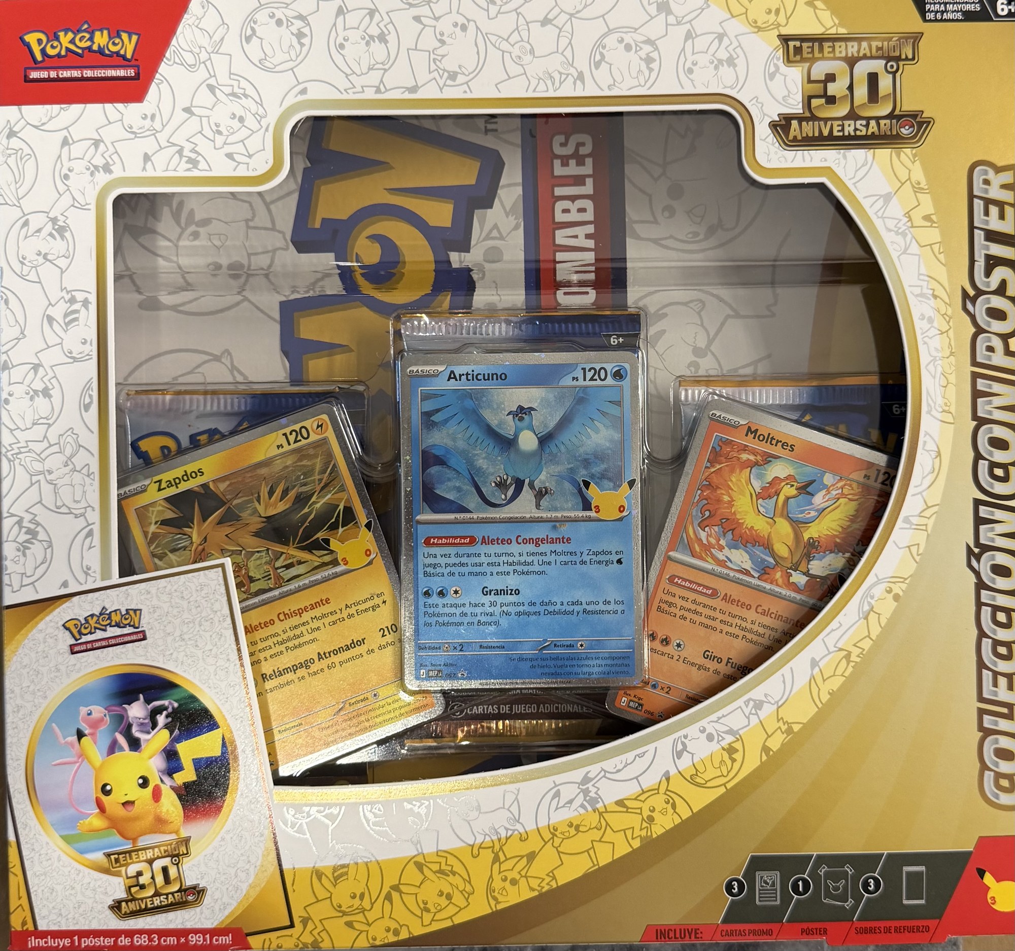 Pokémon JCC Celebración 30.° Aniversario – Colección con Póster