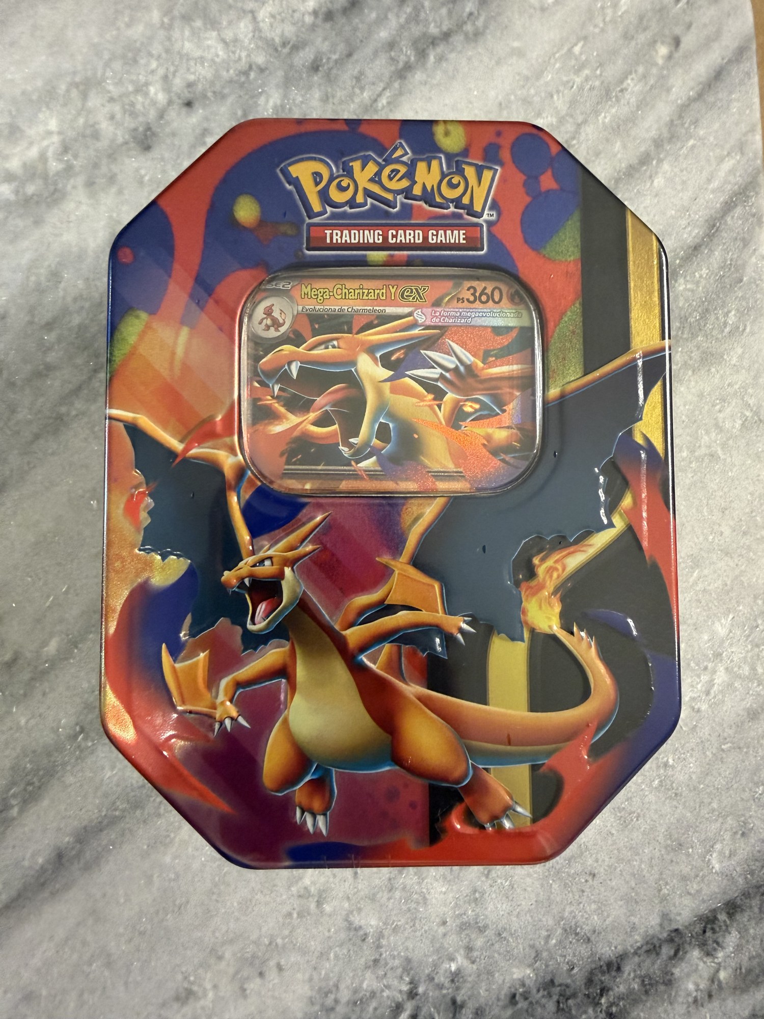 Pokémon JCC Lata Mega Charizard Y ex